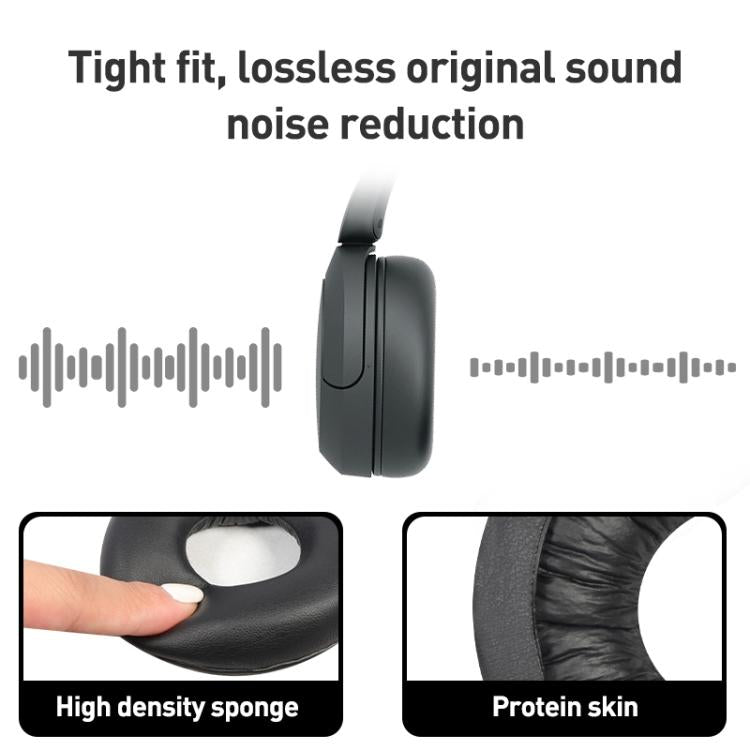 2pcs Protein Leather Earphone Replacement Earpads Pads For Sony WH-CH520