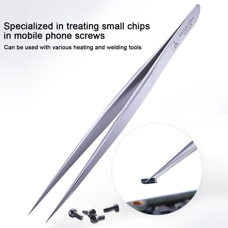 MEGA-IEDA High Hard Non-magnetic Stainless Steel Repair Tweezers