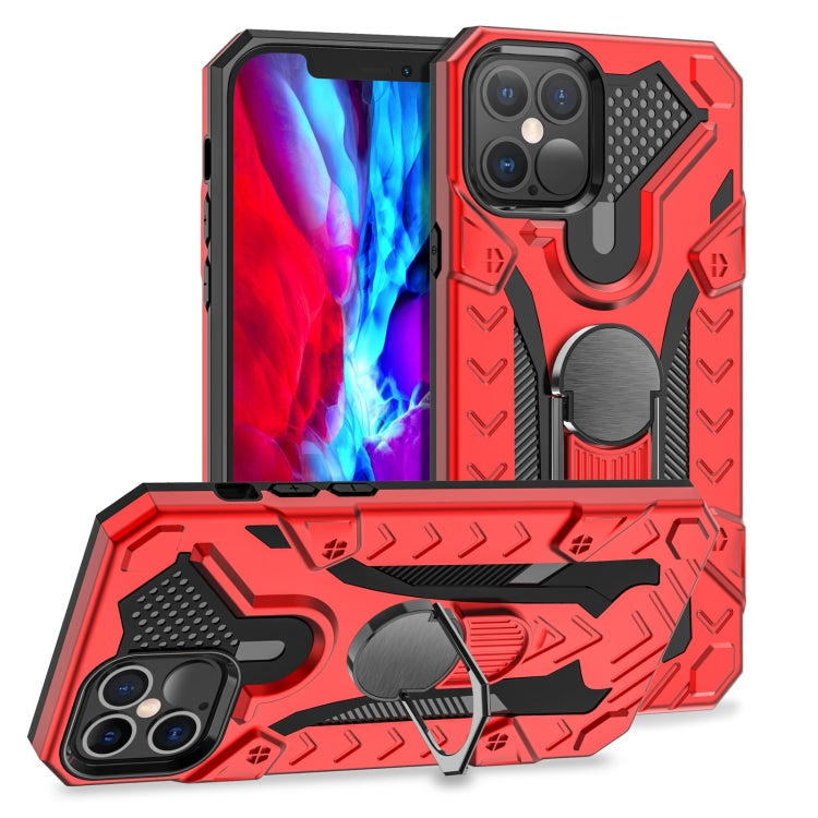 Iron Knight Series 2 in 1 PC + TPU Phone Case with Ring Holder, For iPhone 12 / 12 Pro, For iPhone 12 Pro Max