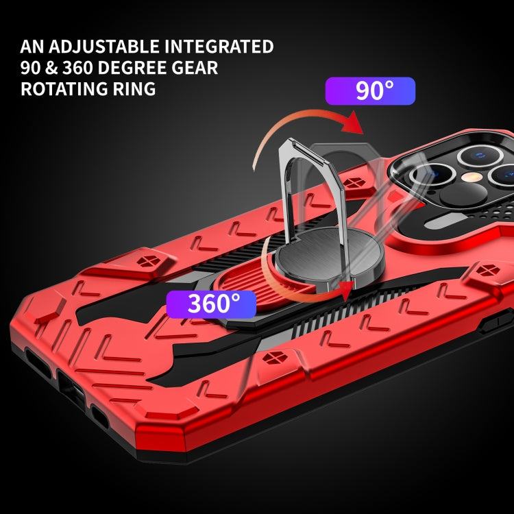 Iron Knight Series 2 in 1 PC + TPU Phone Case with Ring Holder, For iPhone 12 / 12 Pro, For iPhone 12 Pro Max