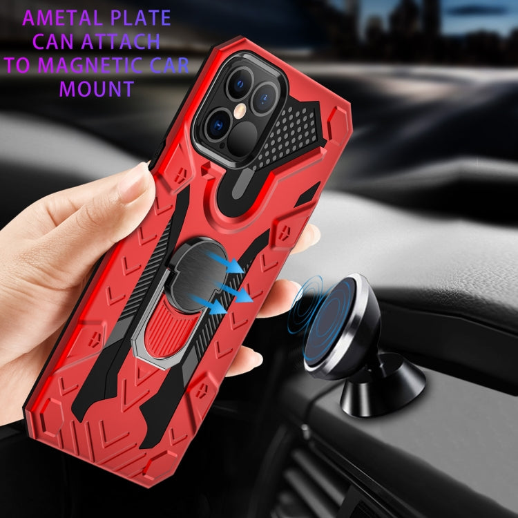 Iron Knight Series 2 in 1 PC + TPU Phone Case with Ring Holder, For iPhone 12 / 12 Pro, For iPhone 12 Pro Max