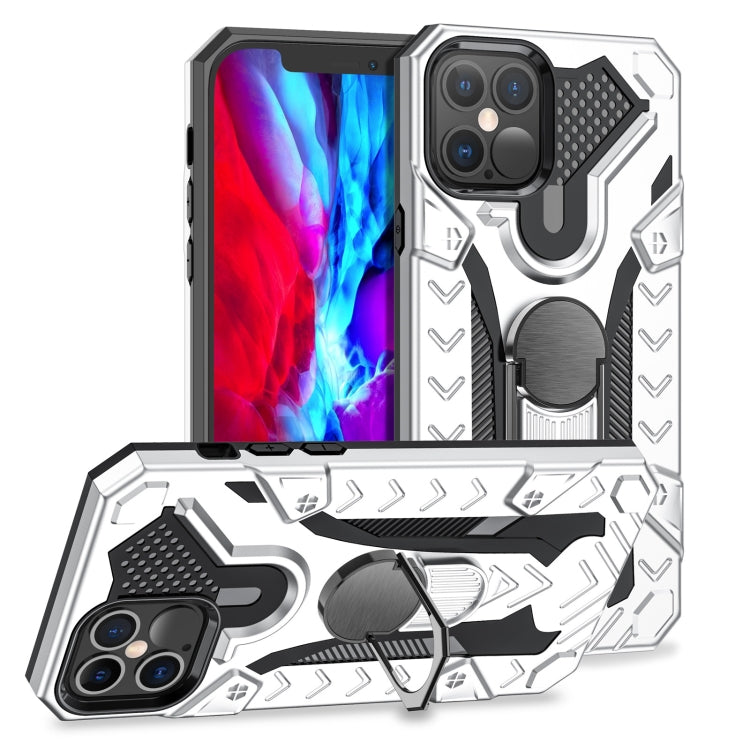 Iron Knight Series 2 in 1 PC + TPU Phone Case with Ring Holder, For iPhone 12 / 12 Pro, For iPhone 12 Pro Max