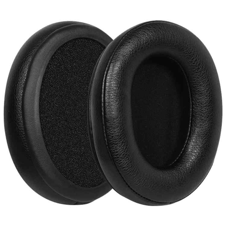 2pcs Litchi Pattern Splicing Earphone Replacement Earpads Pads For HyperX Cloud 1 / I / 2 / II / 3
