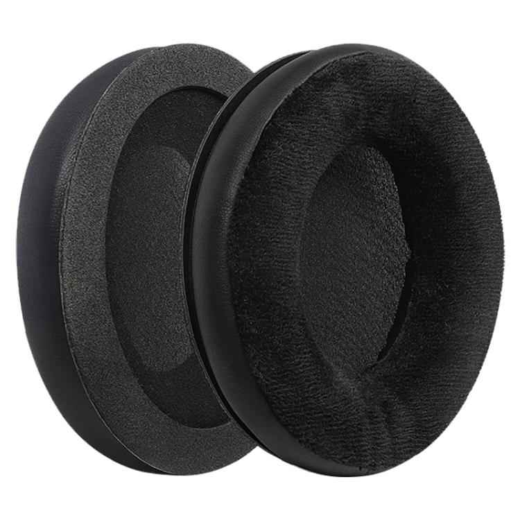 2pcs Protein Leather Flannel Splicing Earphone Replacement Earpads Pads For HyperX Revolver S