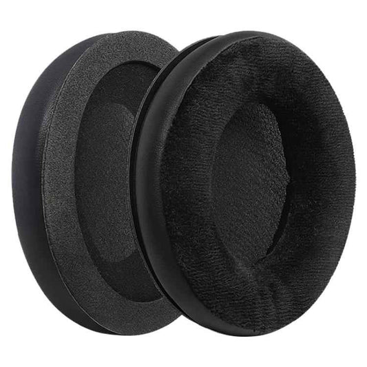 2pcs Protein Leather Flannel Splicing Earphone Replacement Earpads Pads For HyperX Revolver S