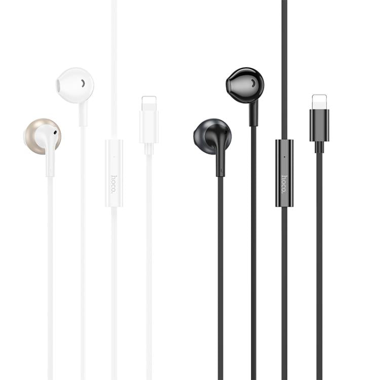 hoco M115 8 Pin Sagacious Universal Earphones with Microphone, hoco M115 8 Pin
