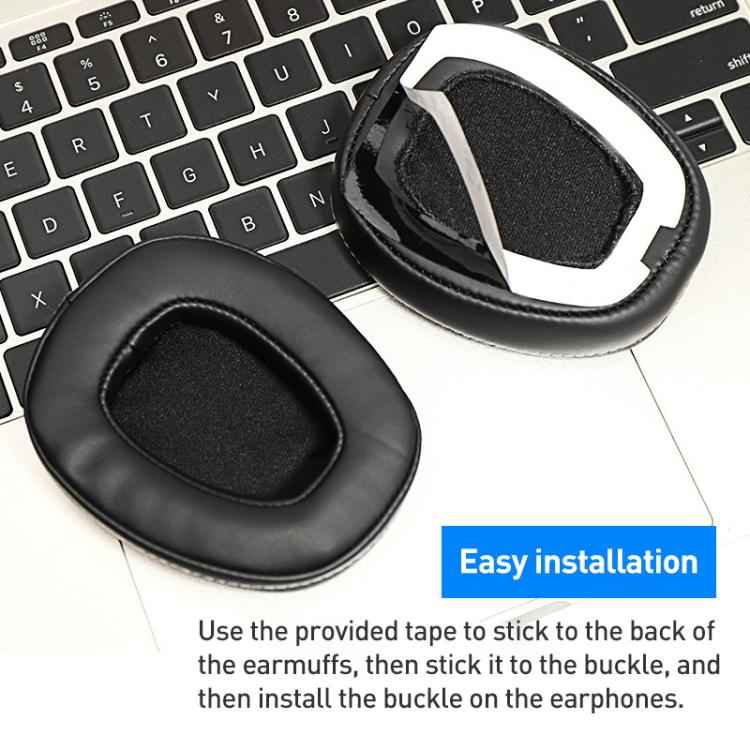 2pcs Protein Leather Earphone Replacement Earpads Pads For Skullcandy Crusher Over-Ear