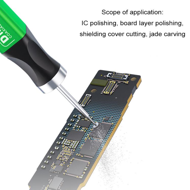 Mijing DM-12 Coaxial Polishing Pen with 7 Grinding Heads