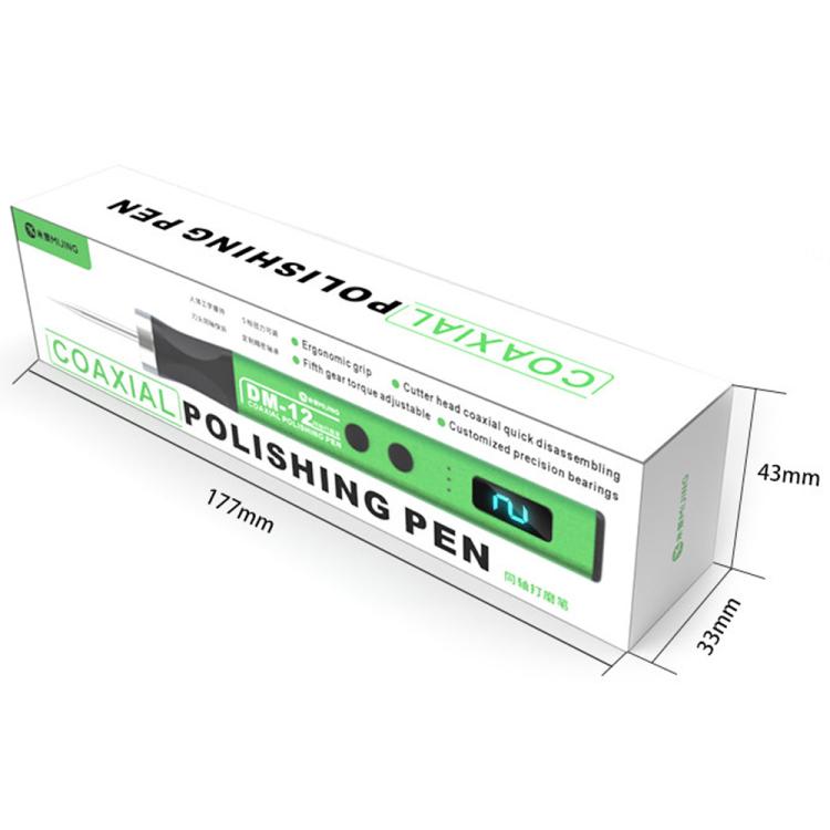 Mijing DM-12 Coaxial Polishing Pen with 7 Grinding Heads