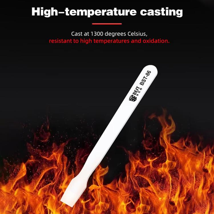 BEST BST-86 Multifunctional Anti-static Anti-magnetic BGA Ceramic Tin Scraper