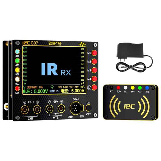 i2C C07 Locksmith No.1 Remote Control Frequency Tester Multimeter, Plug: EU Plug