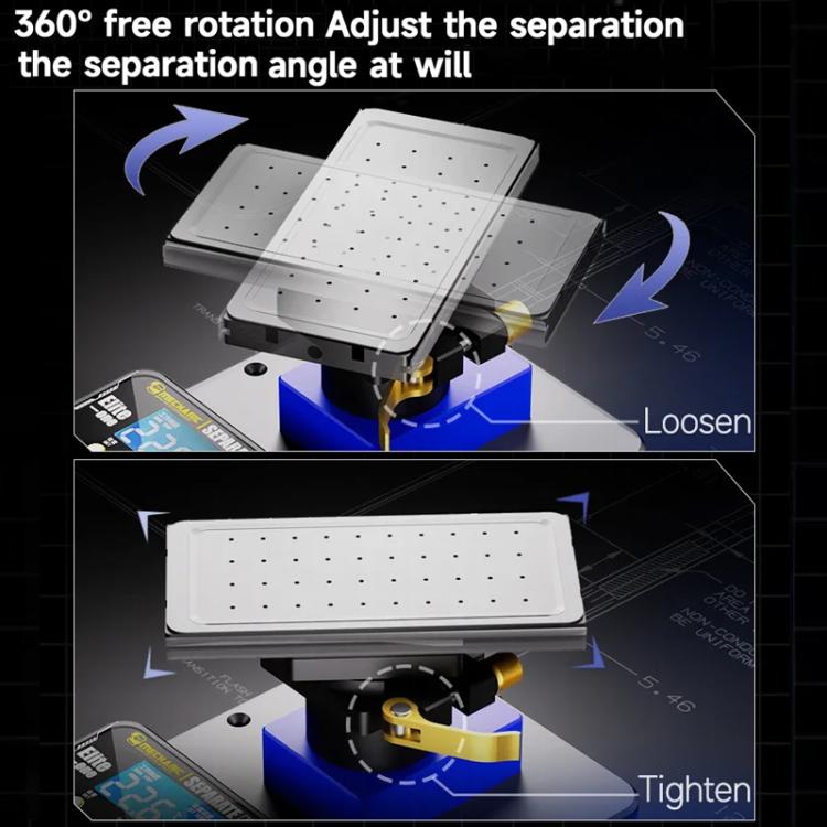 Mechanic Elite One 360 Rotating Screen Separate Machine Built-in Vacuum Pump