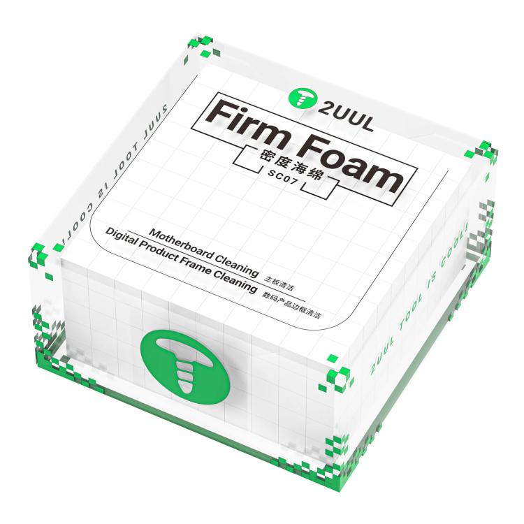 2uul 500 in 1 SC07 7x7x7mm Firm Foam High-Density Spong