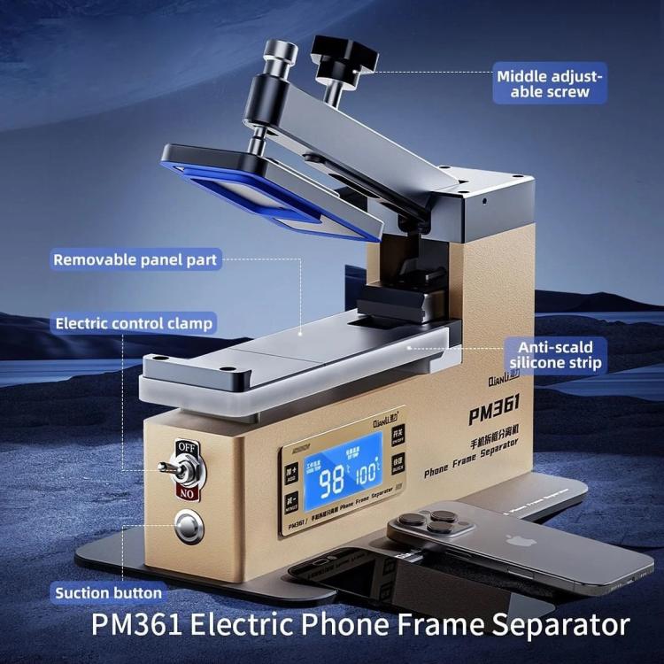 Qianli PM361 Electric Mobile Phone Disassembly Frame Back Cover Separator