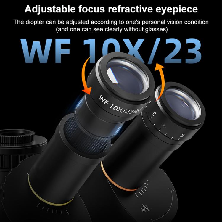 QianLi 6558 6.5X-58X Gorilla Trinocular Microscope