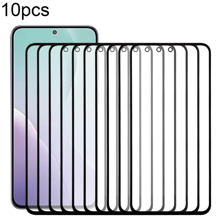 10pcs Front Screen Outer Glass Lens with OCA Optically Clear Adhesive