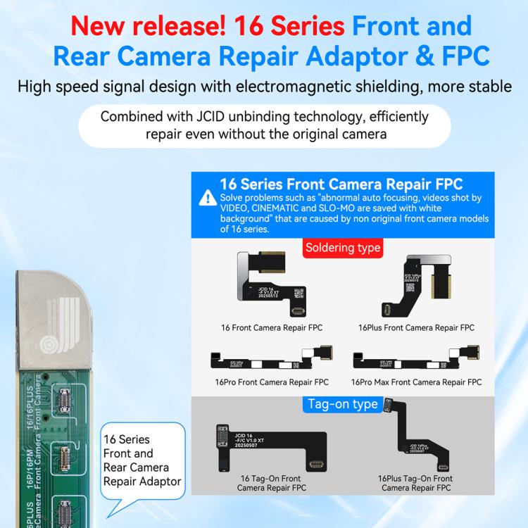 JC Front / Rear Camera Repair Adaptor