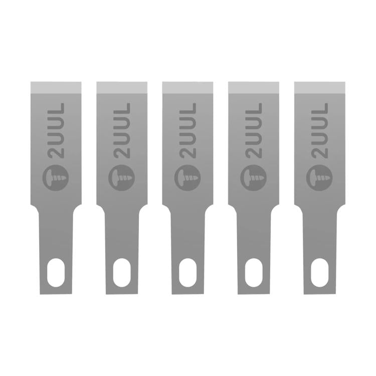 2uul 5 in 1 DA28 FlatCut Solder Pad Underfill Glue Fast Removal Blades