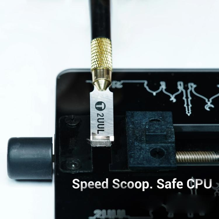 2uul 5 in 1 DA28 FlatCut Solder Pad Underfill Glue Fast Removal Blades