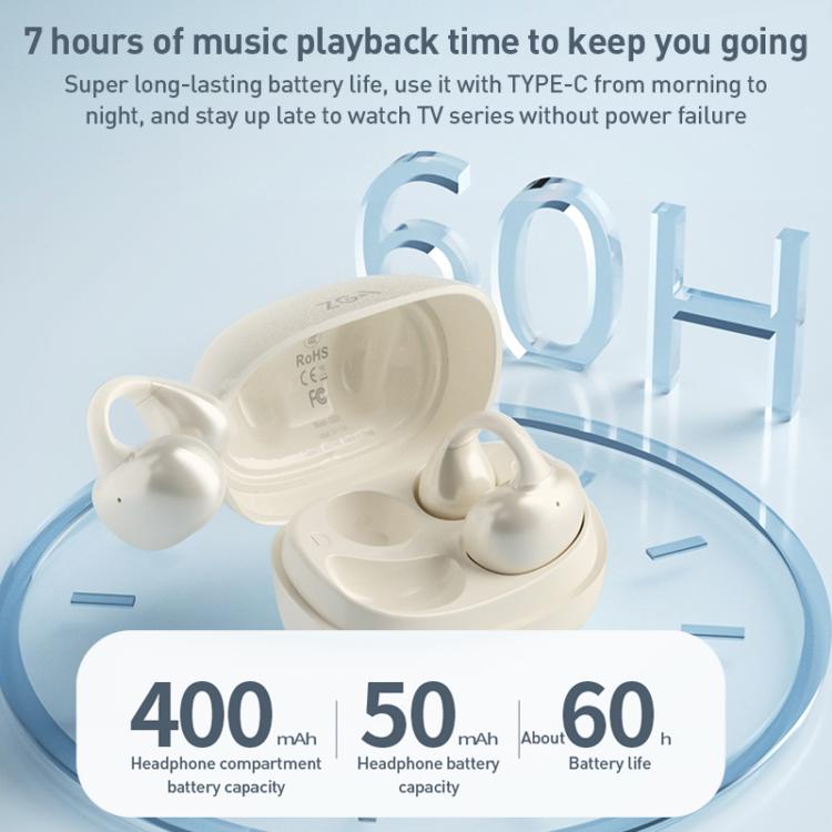 ZGA GS21 Ear Clip Wireless Bluetooth Earphones, GS21