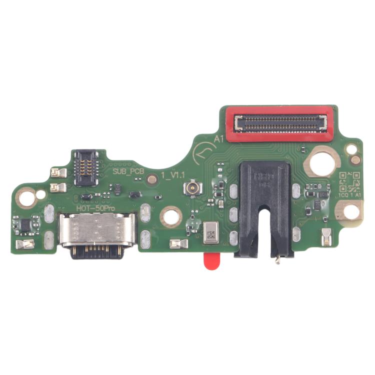 Carte de port de charge OEM avec circuit intégré, pour Infinix Smart 9 HD X6532C, Infinix Hot 50 Pro+ 4G X6880, Infinix Hot 50 5G X6720, Infinix Note 12 Pro 5G X671B, Infinix Note 12 5G X671