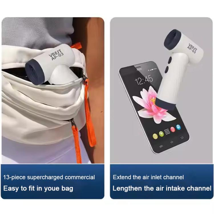 VBEST Handheld High Power Violent Turbo Mini Fan for Dusting / Cooling