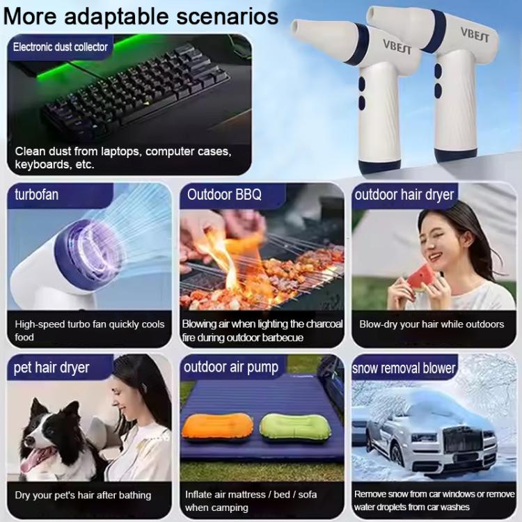 VBEST Handheld High Power Violent Turbo Mini Fan for Dusting / Cooling