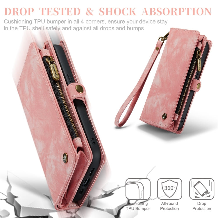 CaseMe-008 Detachable Multifunctional Horizontal Flip Leather Case with Card Slot & Holder & Zipper Wallet & Photo Frame, For iPhone 12 mini, For iPhone 12 / 12 Pro, For iPhone 12 Pro Max