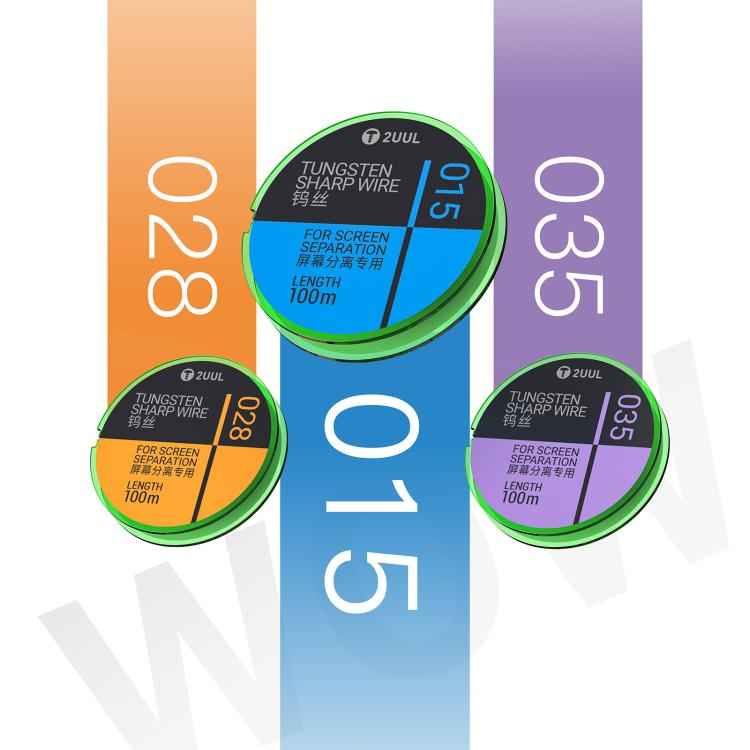 2UUL WS-015 0.015mm 100m Tungsten Sharp Diamond Wire