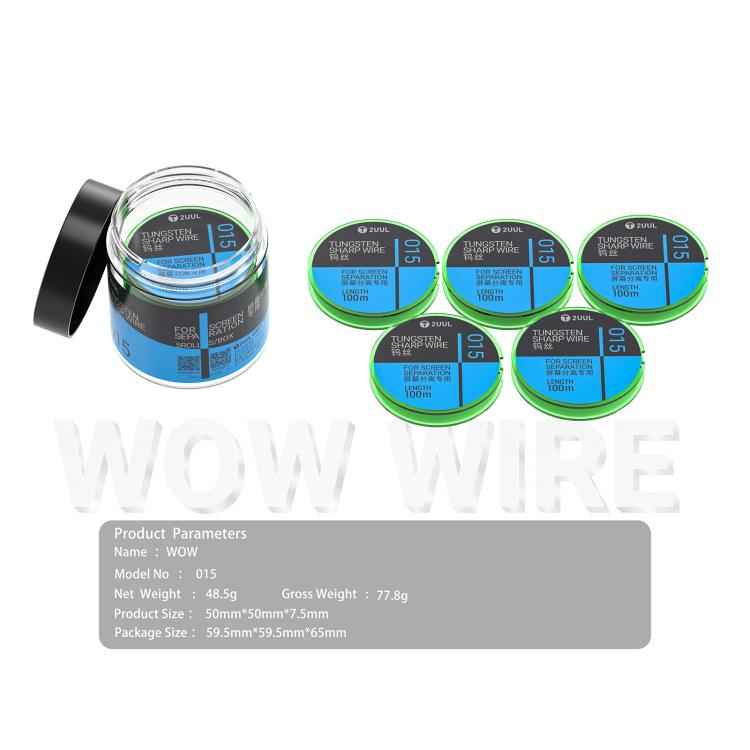 2UUL WS-015 0.015mm 100m Tungsten Sharp Diamond Wire