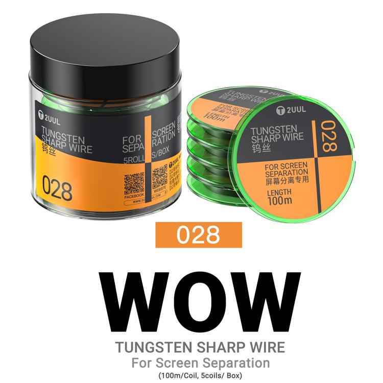 2UUL WS-028 0.028mm 100m Tungsten Sharp Diamond Wire