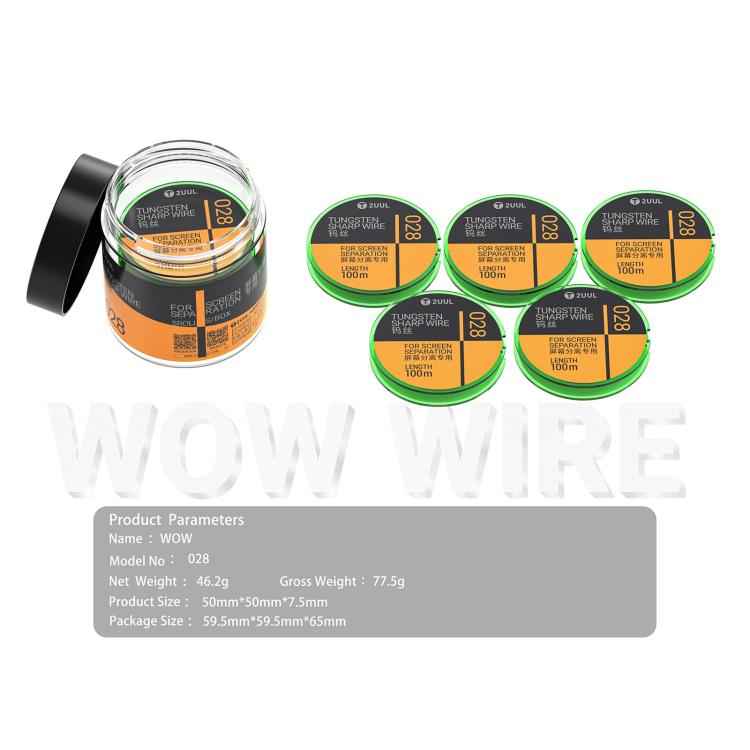 2UUL WS-028 0.028mm 100m Tungsten Sharp Diamond Wire