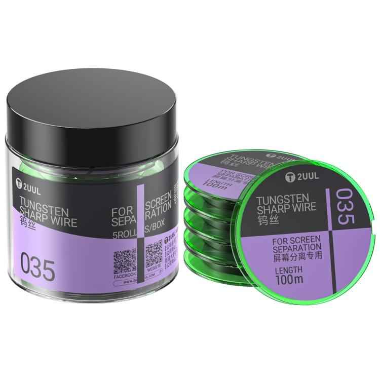 2UUL WS-035 0.035mm 100m Tungsten Sharp Diamond Wire