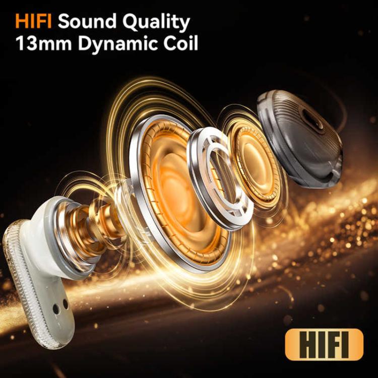 Q12 Semi-in-ear Bluetooth 5.4 Earphones Mobile Phone Remote Control Take Photos Watch Videos