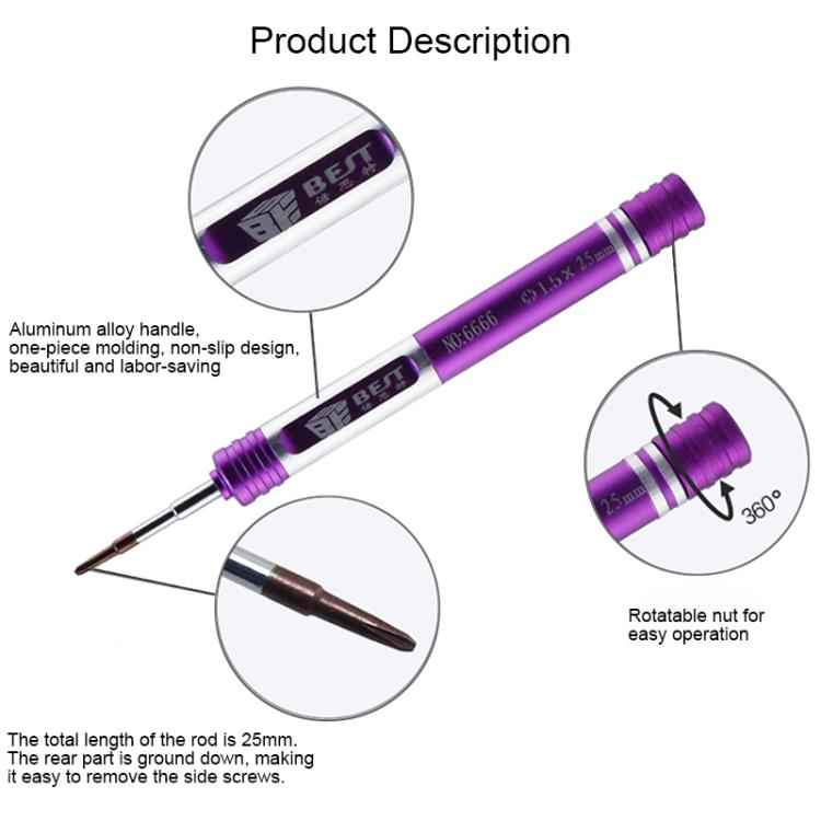 BEST BST-6666 Aluminum Alloy Screwdriver