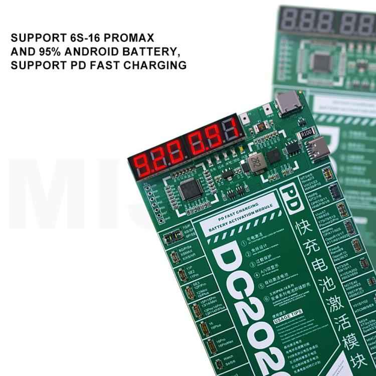 Mijing DC2026 PD Fast Charging Battery Activation Module for iPhone 6S-16 Pro Max & Most Android Phones