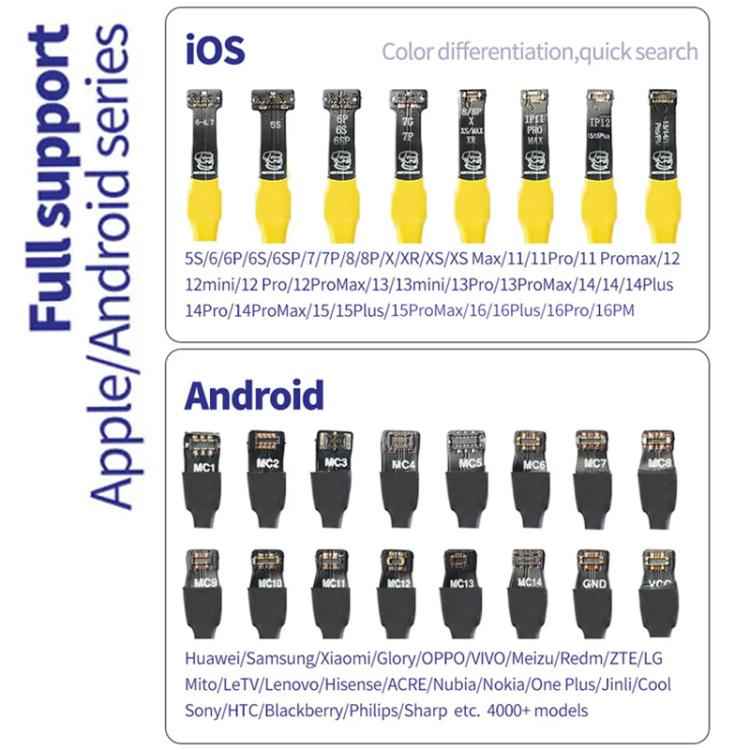 Mechanic S24 Max Boot Control Power Supply Test Cable for iPhone 5S to 16 Pro Max / Android