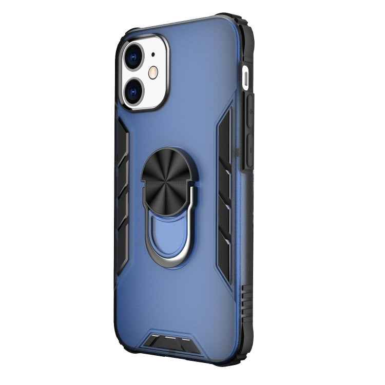 Magnetic Frosted PC + Matte TPU Shockproof Case with Ring Holder, For iPhone 12 Pro Max, For iPhone 12 / 12 Pro, For iPhone 12 mini