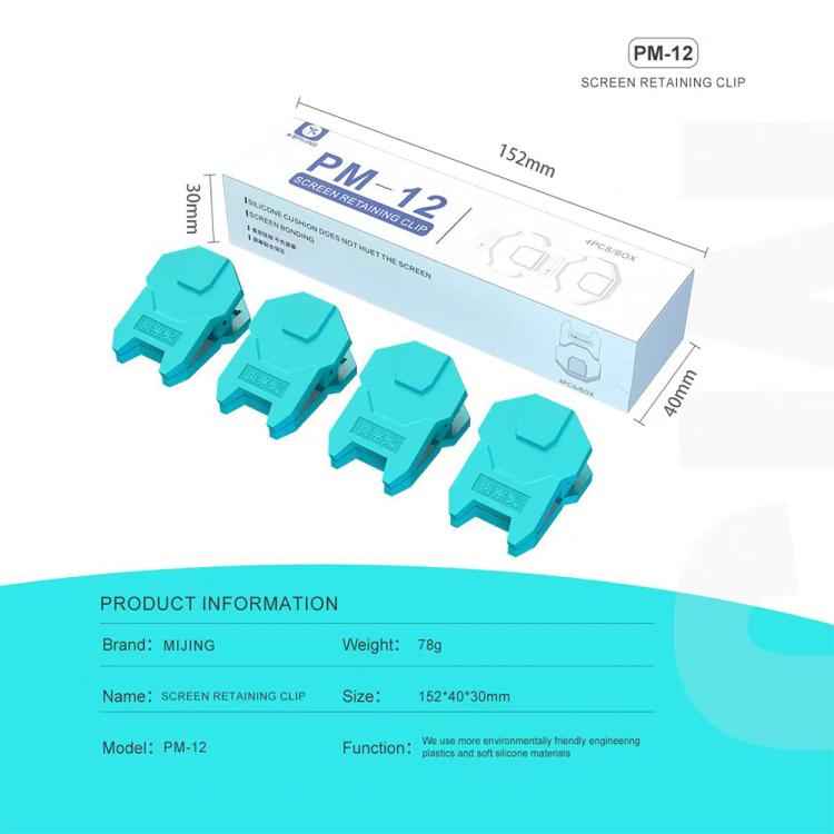 Mijing PM-12 Universal Screen Retaining Clip Set