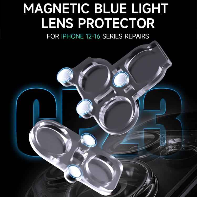 Mechanic CP23 Magnetic Blue Light Lens Cover Protector for iPhone 12-16 Pro Max