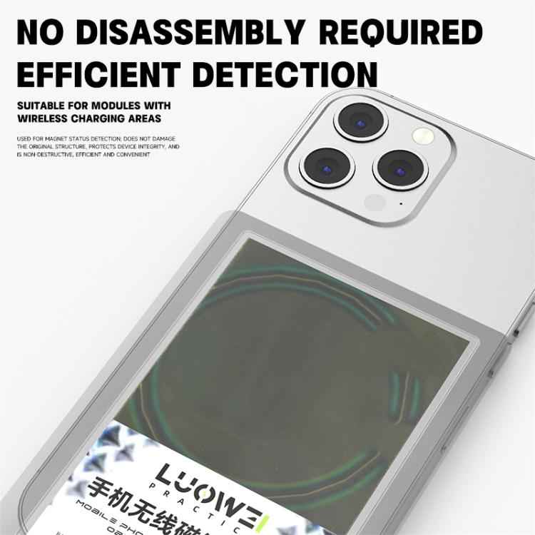 Luowei LW-328 Mobile Phone Wireless Charging Magnet Observation Card