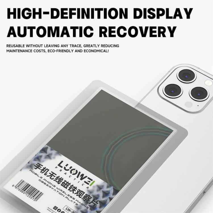 Luowei LW-328 Mobile Phone Wireless Charging Magnet Observation Card