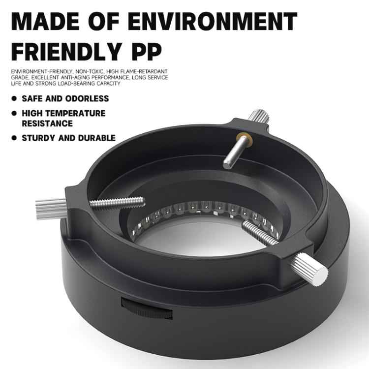 Luowei LS03 High Lumen 72LED Microscope Ring Light Source