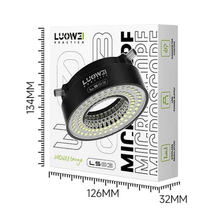 Luowei LS03 High Lumen 72LED Microscope Ring Light Source