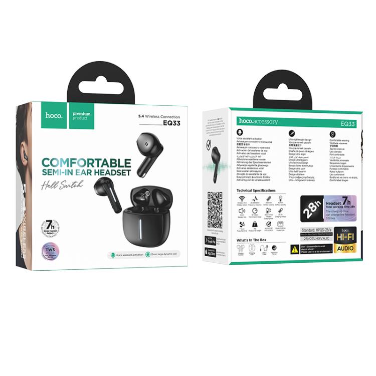 hoco EQ33 Gem True Wireless Bluetooth Earphone, EQ33