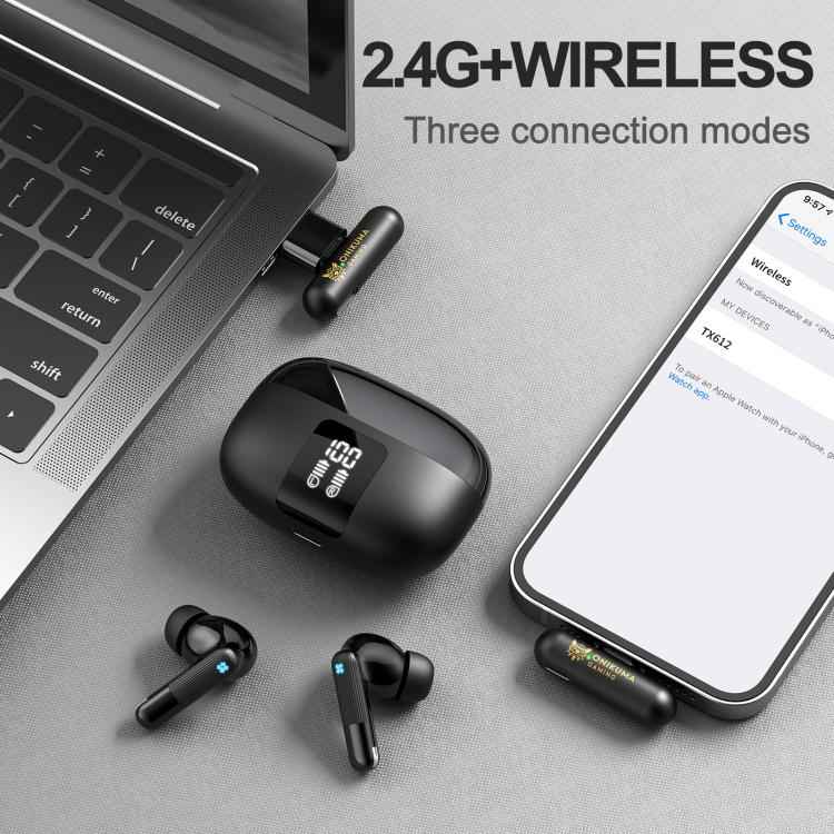 ONIKUMA TX612 Dual-Mode ENC Dual-Microphone Noise Reduction Wireless Bluetooth Earphone