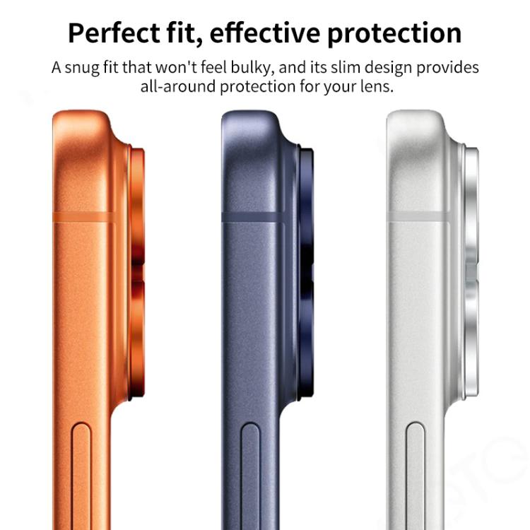 XDcase Armor Full-Coverage Frosted Metal Camera Lens Ring Film, For iPhone Air