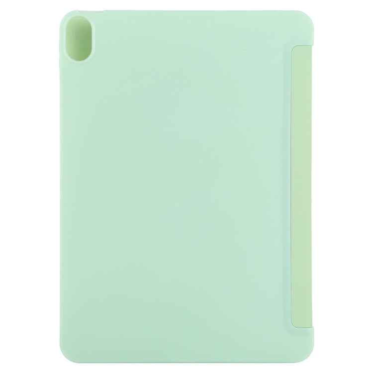 Silicone 3-Folding Full Coverage Leather Case, For iPad Air 2022 / 2020 10.9