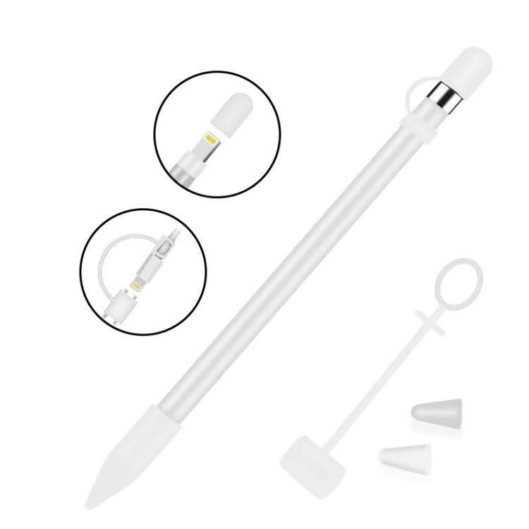 XDcase 4 in 1 Anti-lost Silicone Protective Cover Set, For Apple Pencil 1