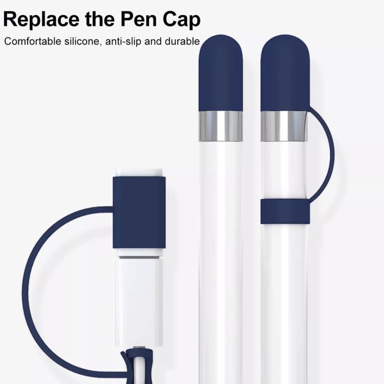 XDcase 4 in 1 Anti-lost Silicone Protective Cover Set, For Apple Pencil 1